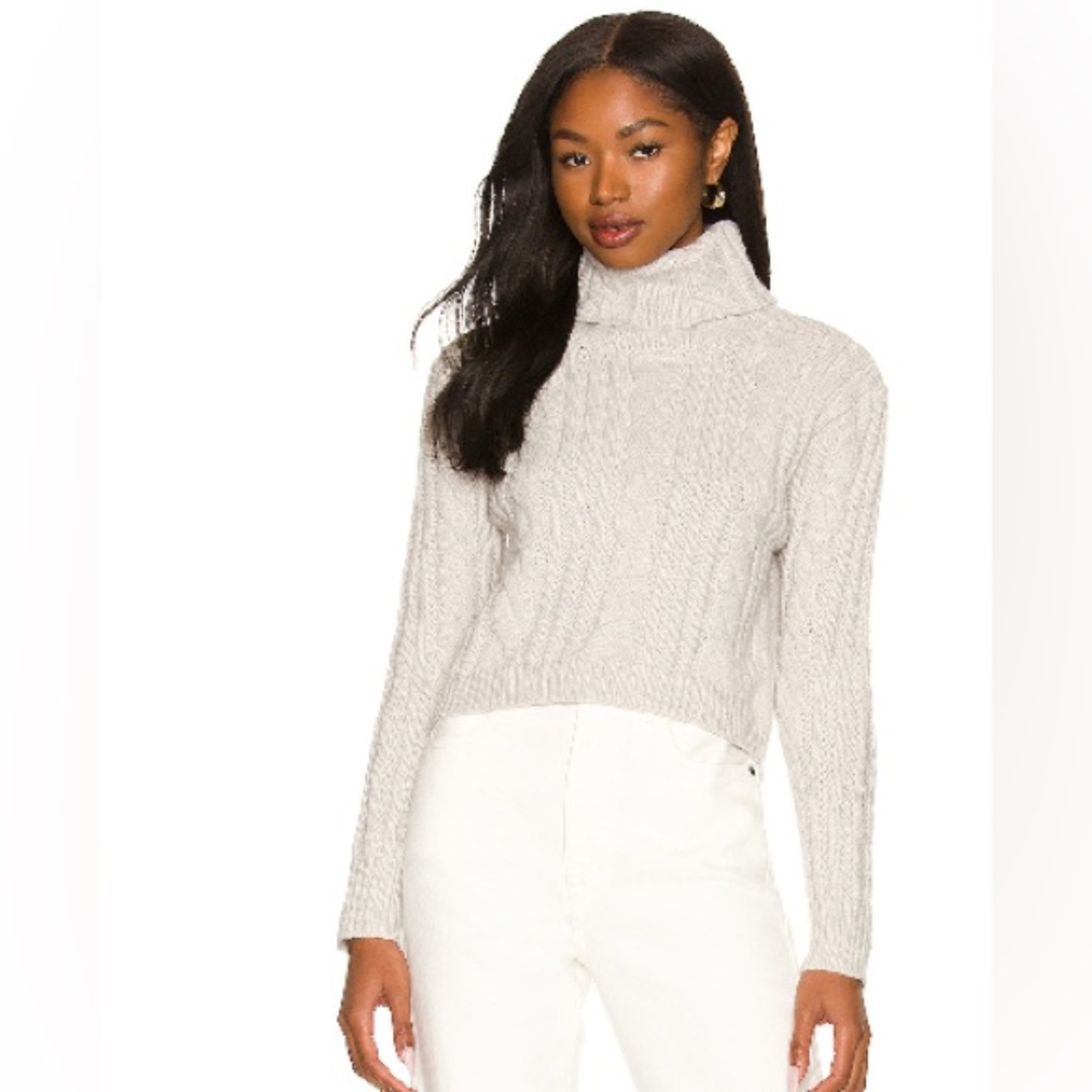 REVOLVE / MORE TO COME GABBI CROP SWEATER / SIZE MEDIUM